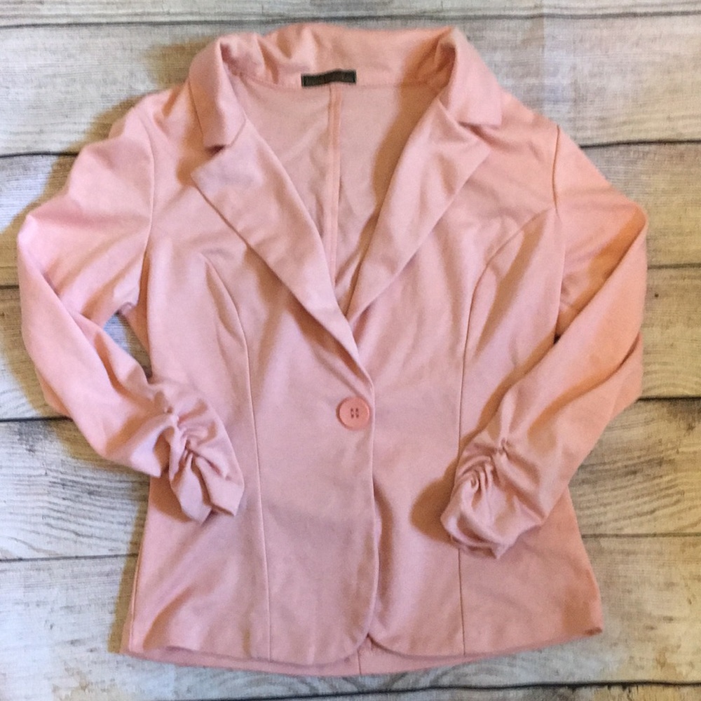 Pink blazer